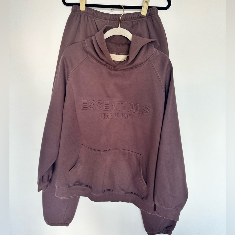 Essentials Brown Hoodie